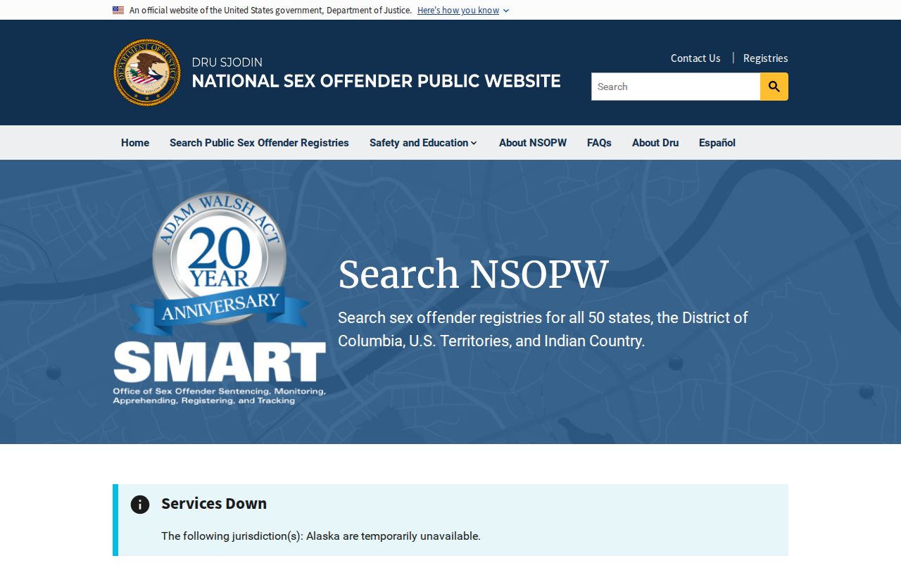 NSOPW supplement for Logan County sex offender registry searches